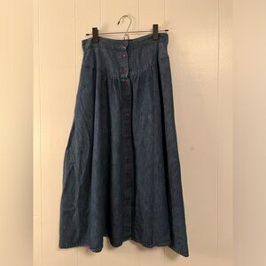 Vintage denim skirt